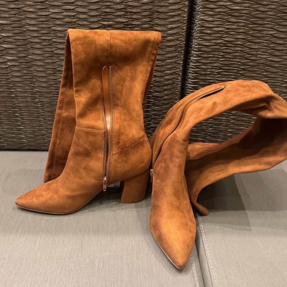 Steve Madden suede Brown thigh high Boots